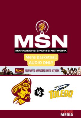 Central State at Toledo Mens Basketball Audio Only