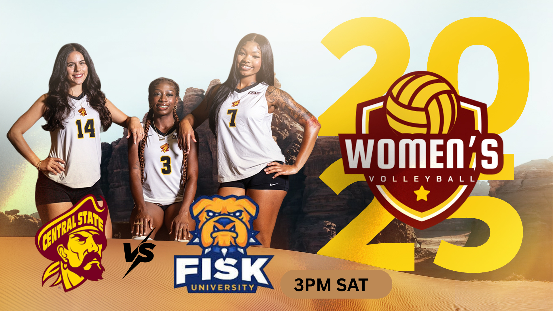 WOMENS VOLLEYBALL Central State Vs Fisk